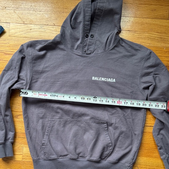 Balenciaga Charcoal Hoodie for kids - Picture 6 of 6